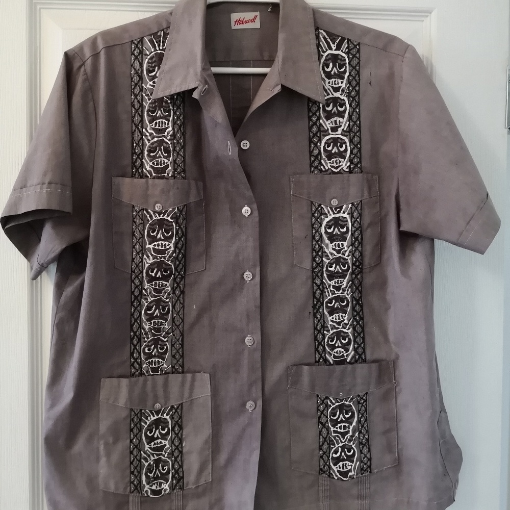 Day of the Dead Inspired Guyabera/Shirt